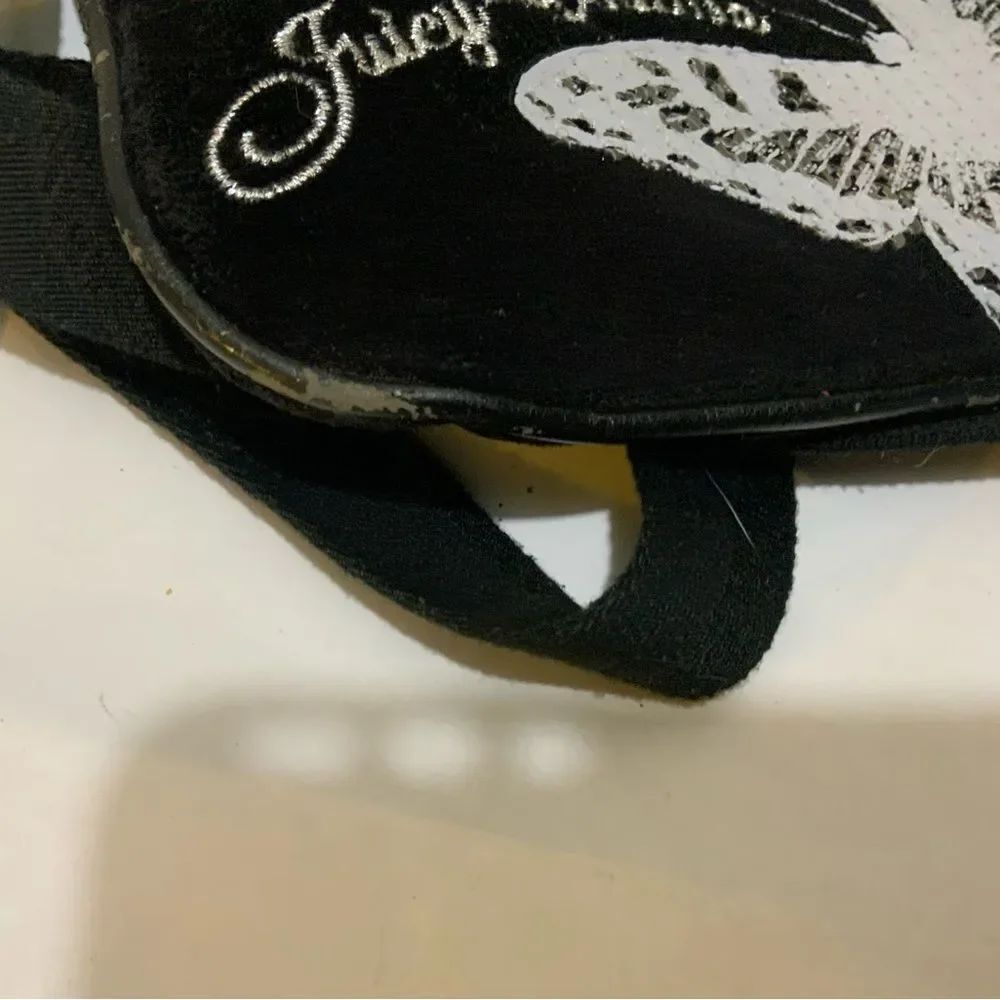 Juicy Couture Small Black crossbody velvet bag With Sequin Butterfly - Picture 7 of 9